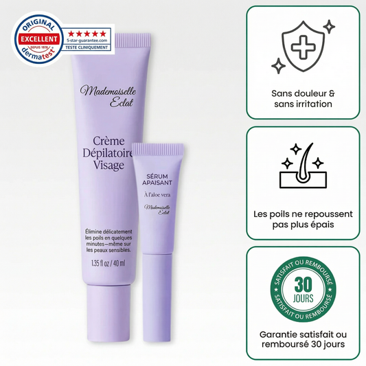 Crème épilatoire visage