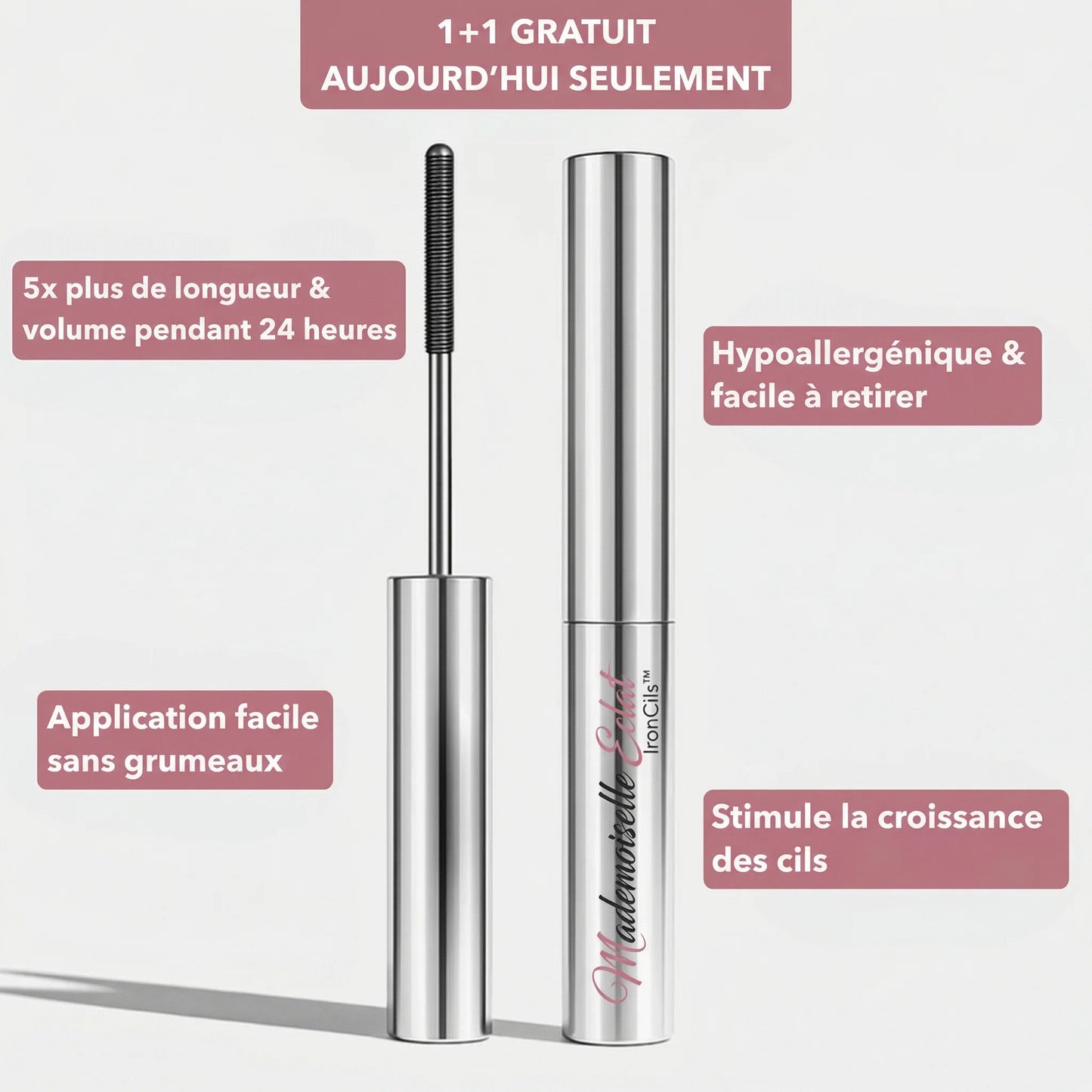 Mascara IronCils™ - Volume, Courbure et Tenue Pour les Cils Matures