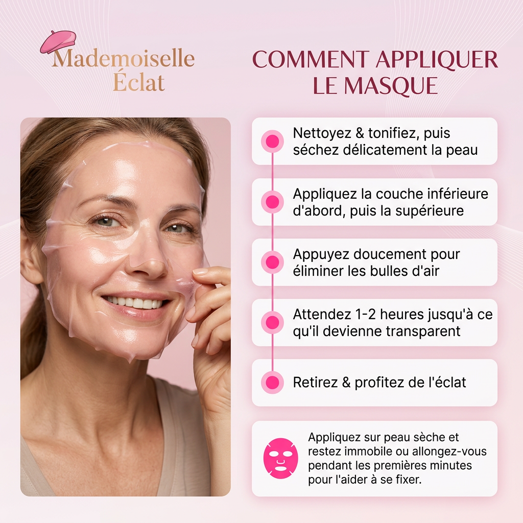 Masque visage au PDRN de Saumon & Collagène