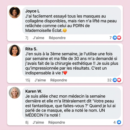Masque visage au PDRN de Saumon & Collagène
