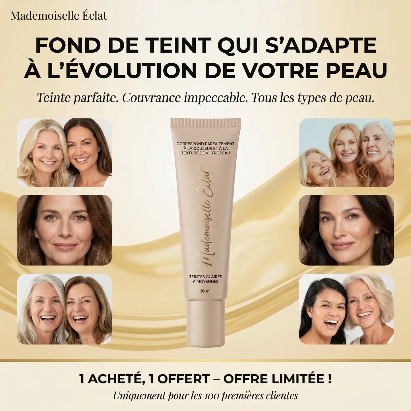 Mademoiselle Éclat - Fond de teint Intelligent