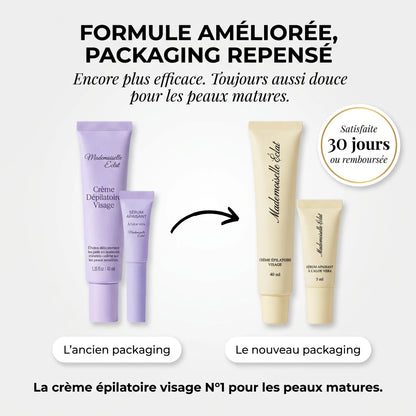 Crème épilatoire visage