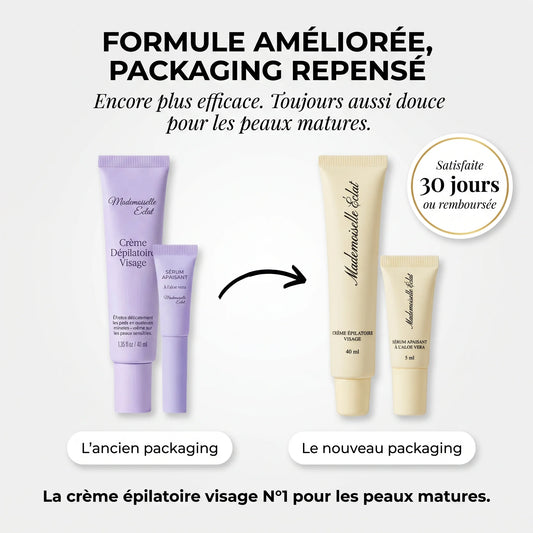 Crème épilatoire visage