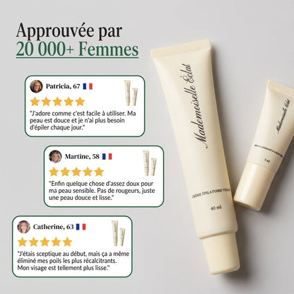 Crème épilatoire visage