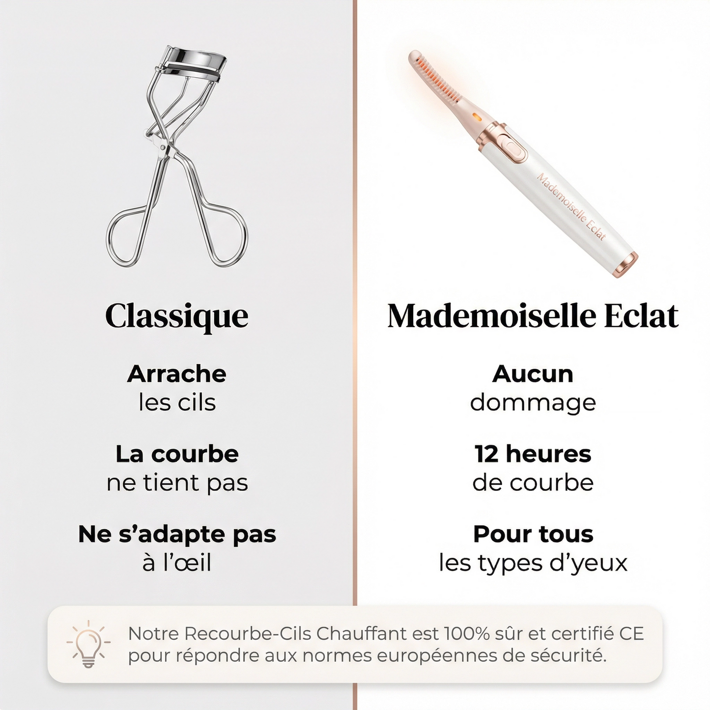 Recourbe-Cils Chauffant Éclat™