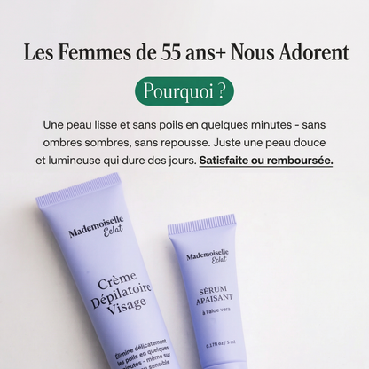 Crème épilatoire visage