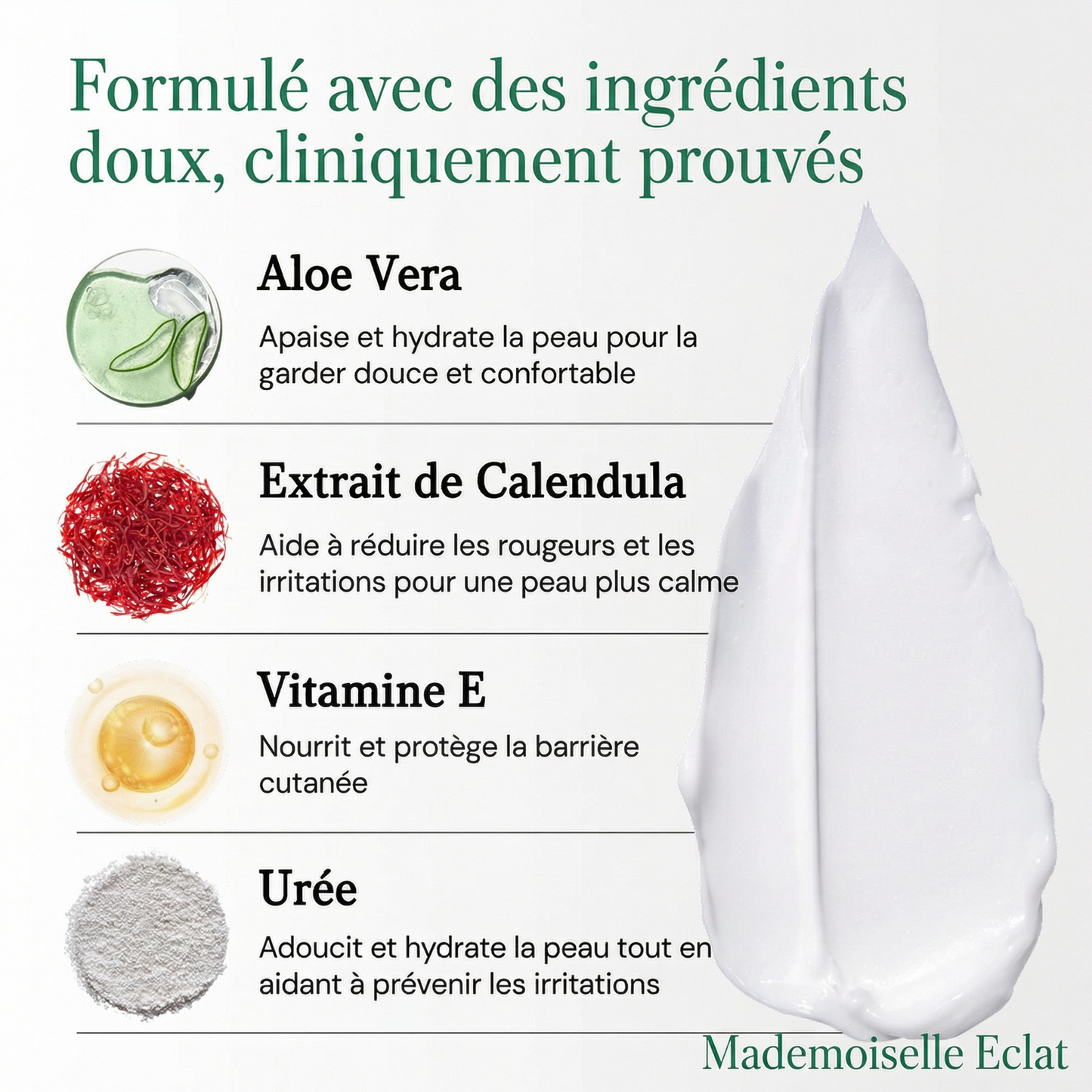 Crème épilatoire visage