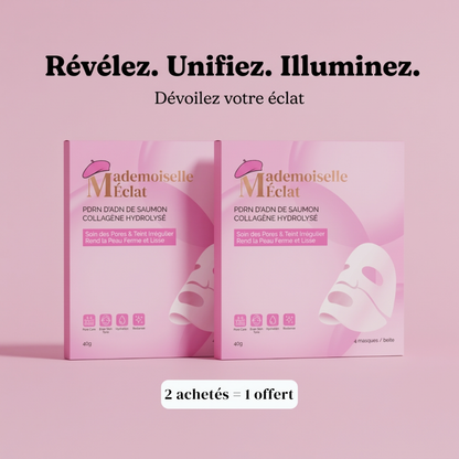 Masque visage au PDRN de Saumon & Collagène
